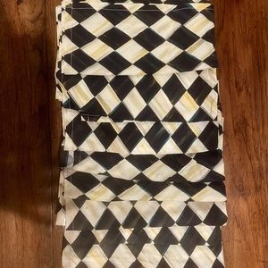 Mackenzie Childs Courtly Check Napkins